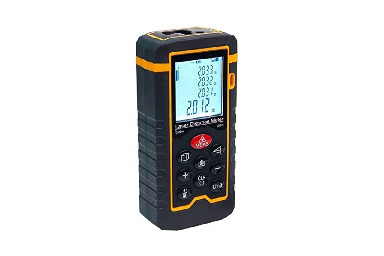 thumbnail image 2 of GOYOJO Handheld Laser Distance Measure Meter – 40m To 100m Digital Range Finder 2 of 3