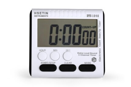 DTC-1046 3 Channel Count Up/ Down Digital Timer with CLOCK