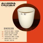 Alumina crucible 500ml