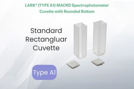 (TYPE A1) MACRO Spectrophotometer Cuvette with Rounded Bottom (Two polished windows)